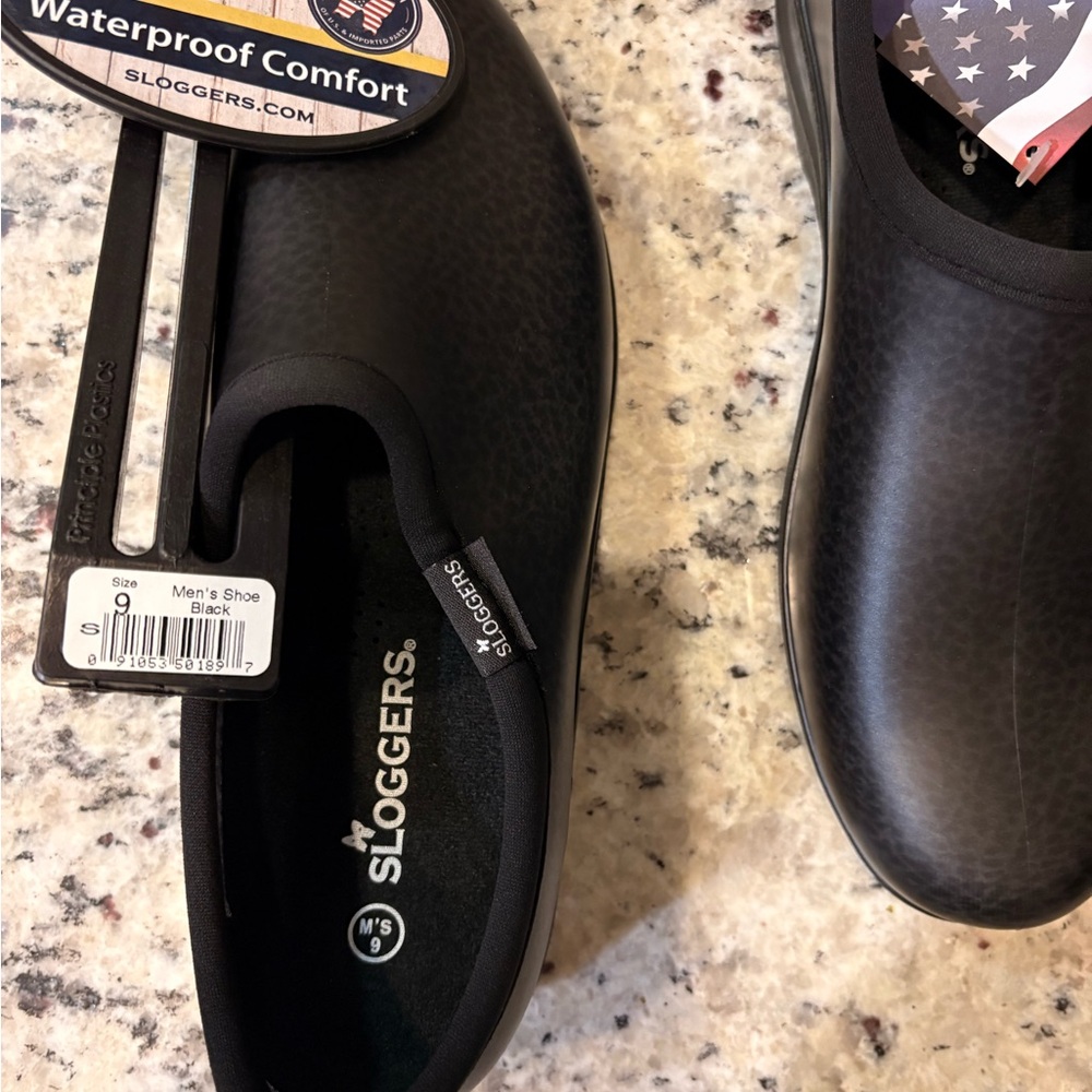 Sloggers Black Waterproof Shoes Men size 9